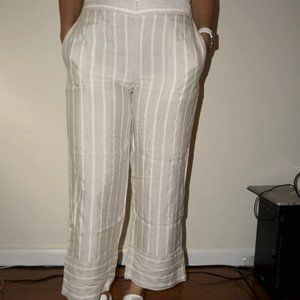 LOFT Stripe Fluid Pants